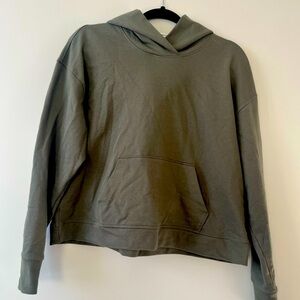 James Perse Pullover Hoodie- olive green, size 1